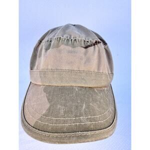 Camouflage Hat Men's One-Size Adjustable Desert Storm Tan Colored Army Camo Cap
